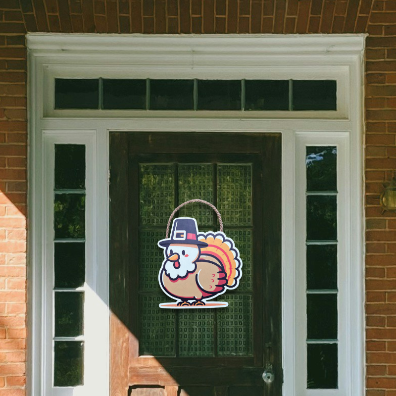 Turkey Cut-Out Door Hanger