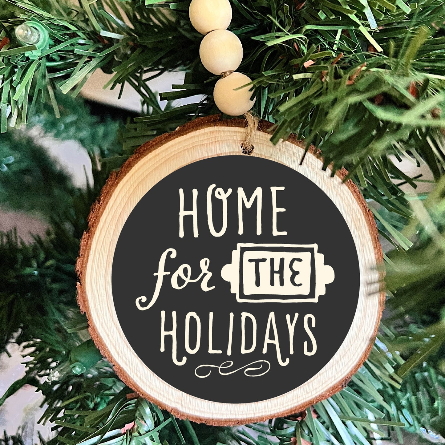 Wooden Farmhouse Ornament