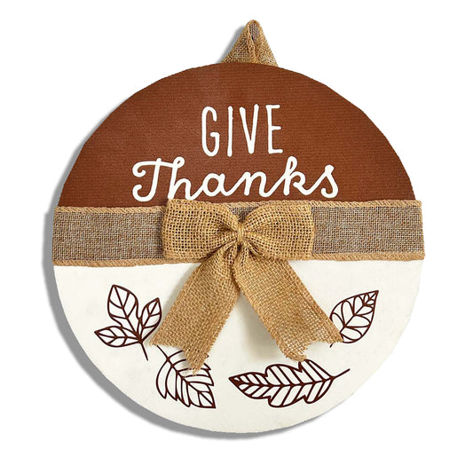 Give Thanks Door Hanger