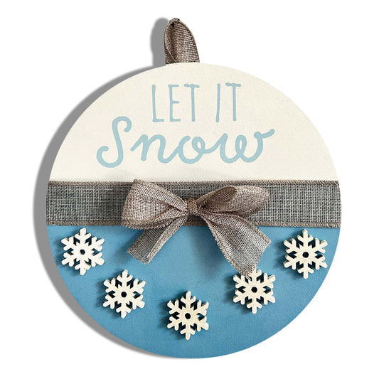 Let it Snow Door Hanger