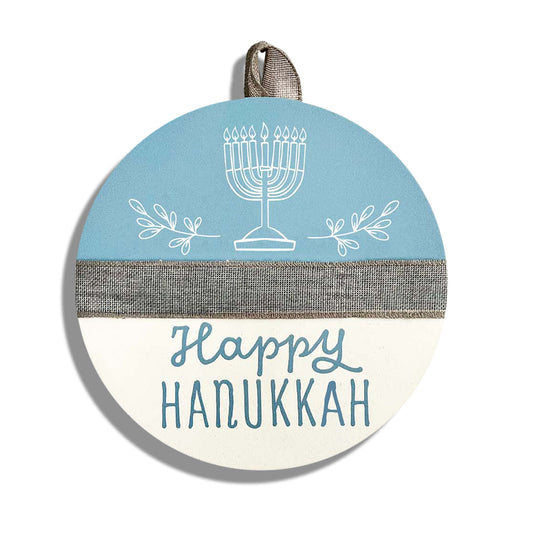 Happy Hanukkuh Door Hanger