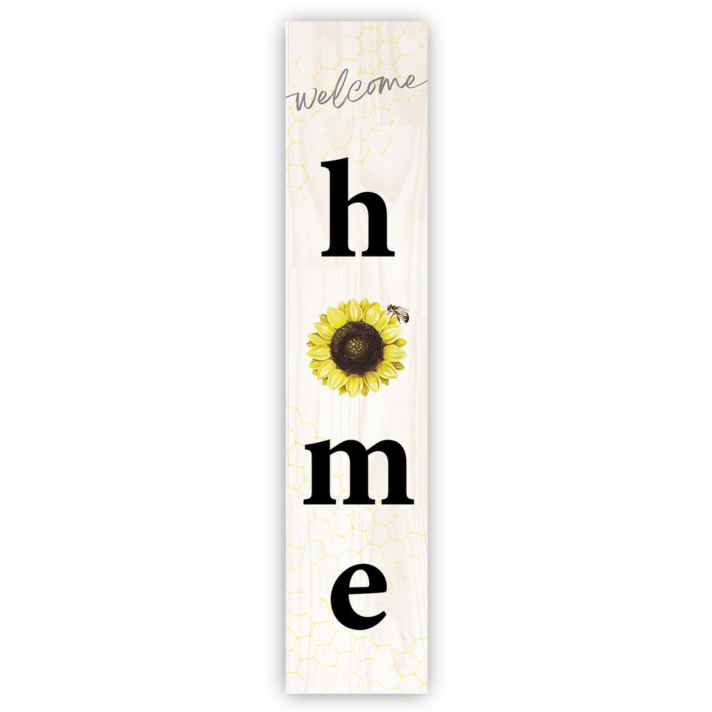 Welcome Home with Sunflower Porch Board