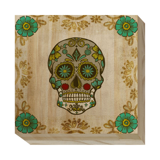 Day of the Dead Wood Blocks