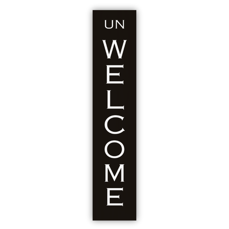 Un Welcome Porch Board