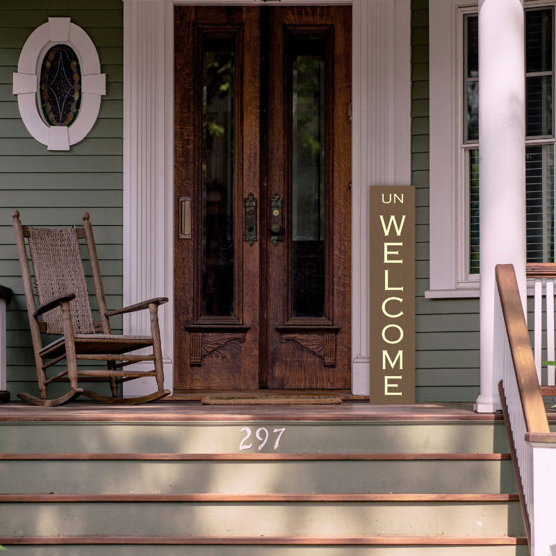 Un Welcome Porch Board