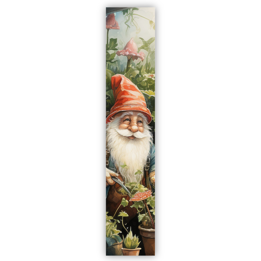 Gnome Gardening Porch Board