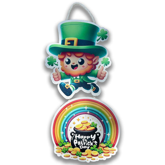 Leprechaun Cut-Out Door Hanger