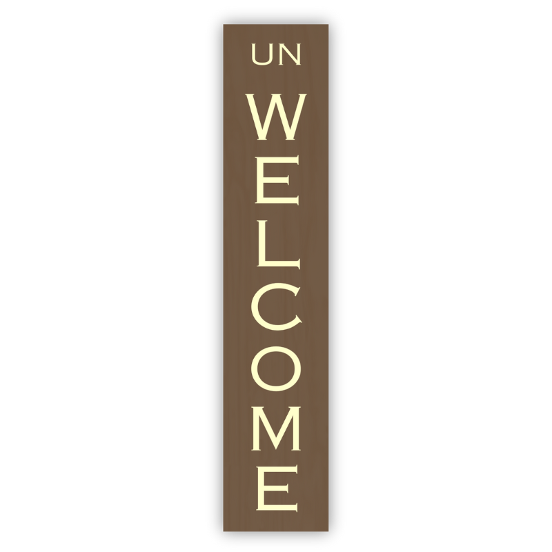 Un Welcome Porch Board